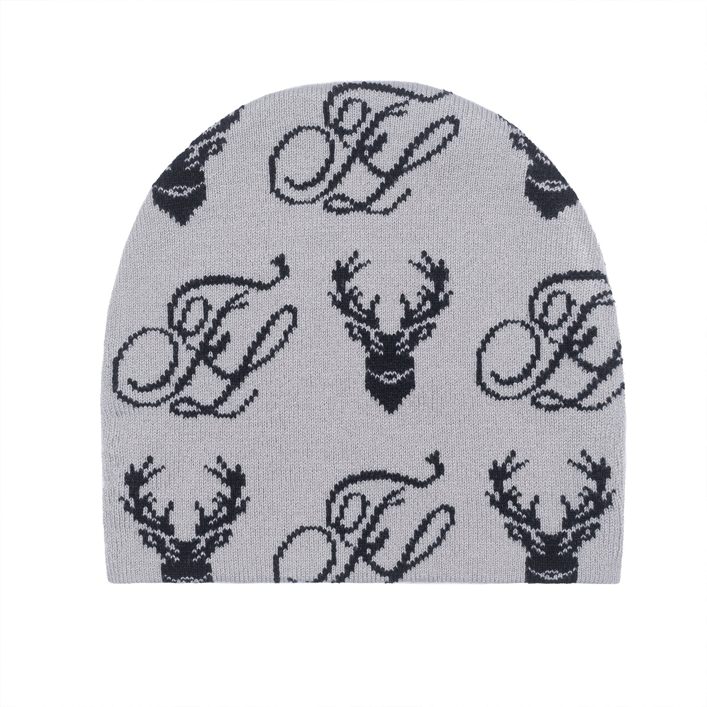 Dual Logo Beanie - Gray