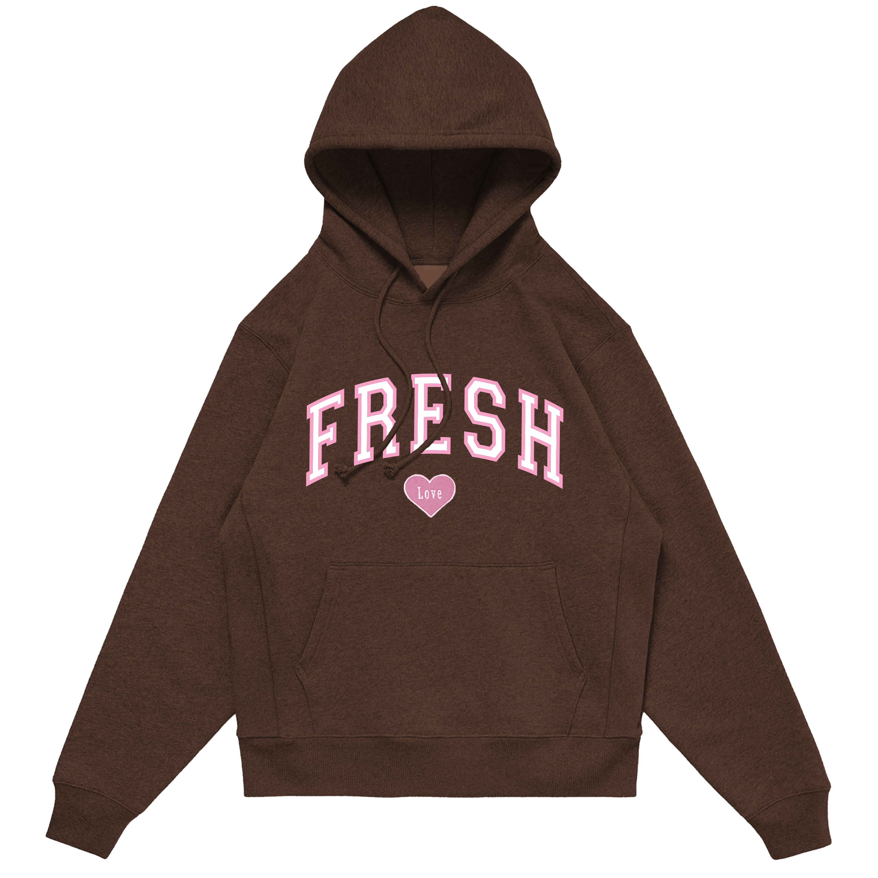 Fresh Love Varsity Hoodie - Pink