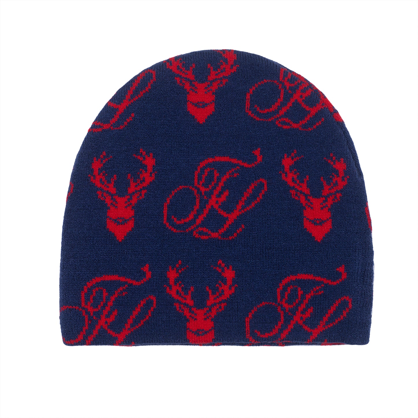 Dual Logo Beanie - Navy