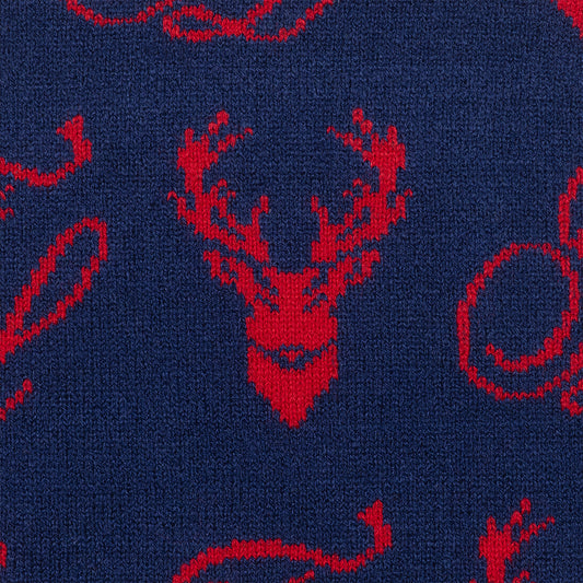 Dual Logo Beanie - Navy