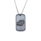Dual-Sided Dog Tag Necklace