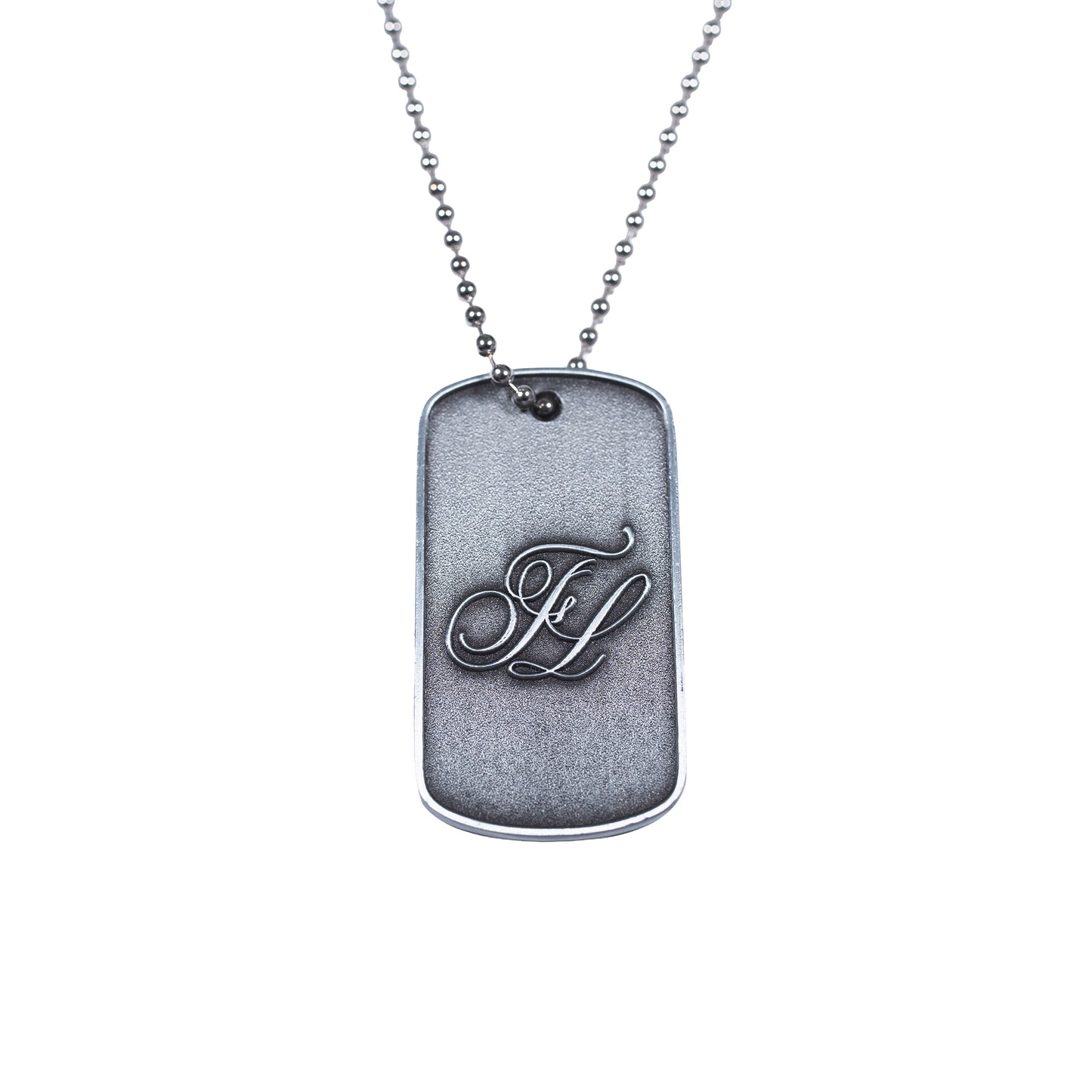 Dual-Sided Dog Tag Necklace