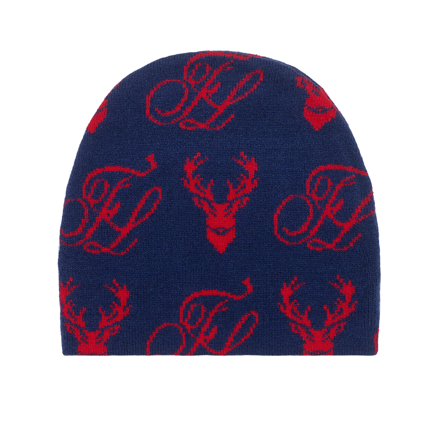 Dual Logo Beanie - Navy
