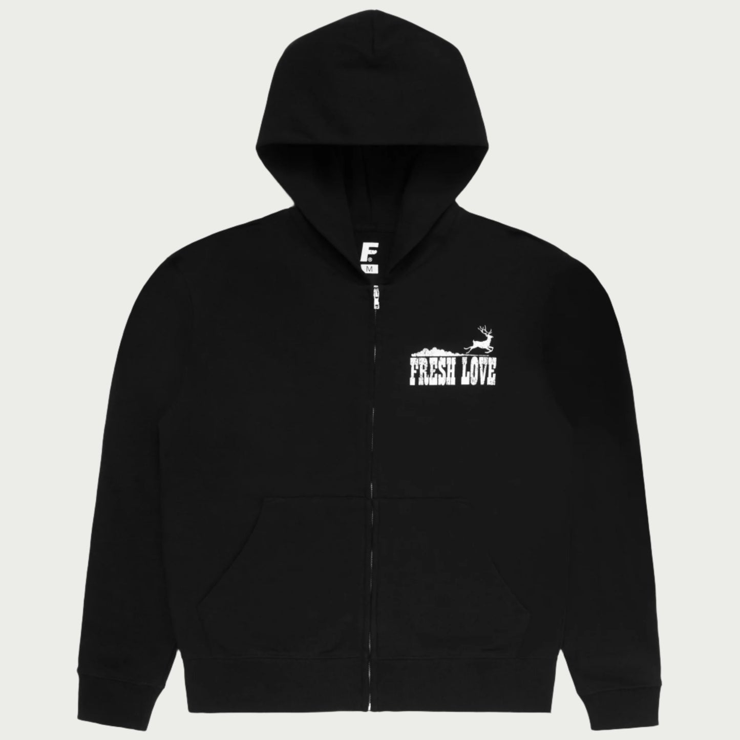 Fresh Love Essential Zip Up - Black