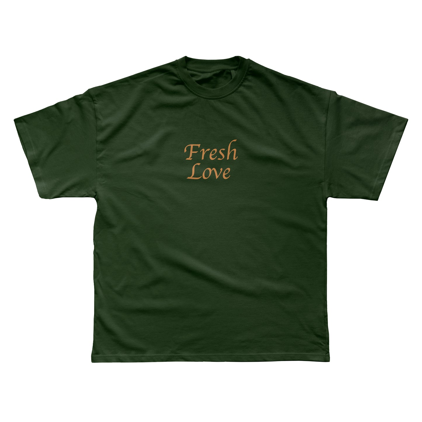 Fresh Love Script Tee - Forest