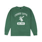 GREEN COLLEGE LOGO CREWNECK