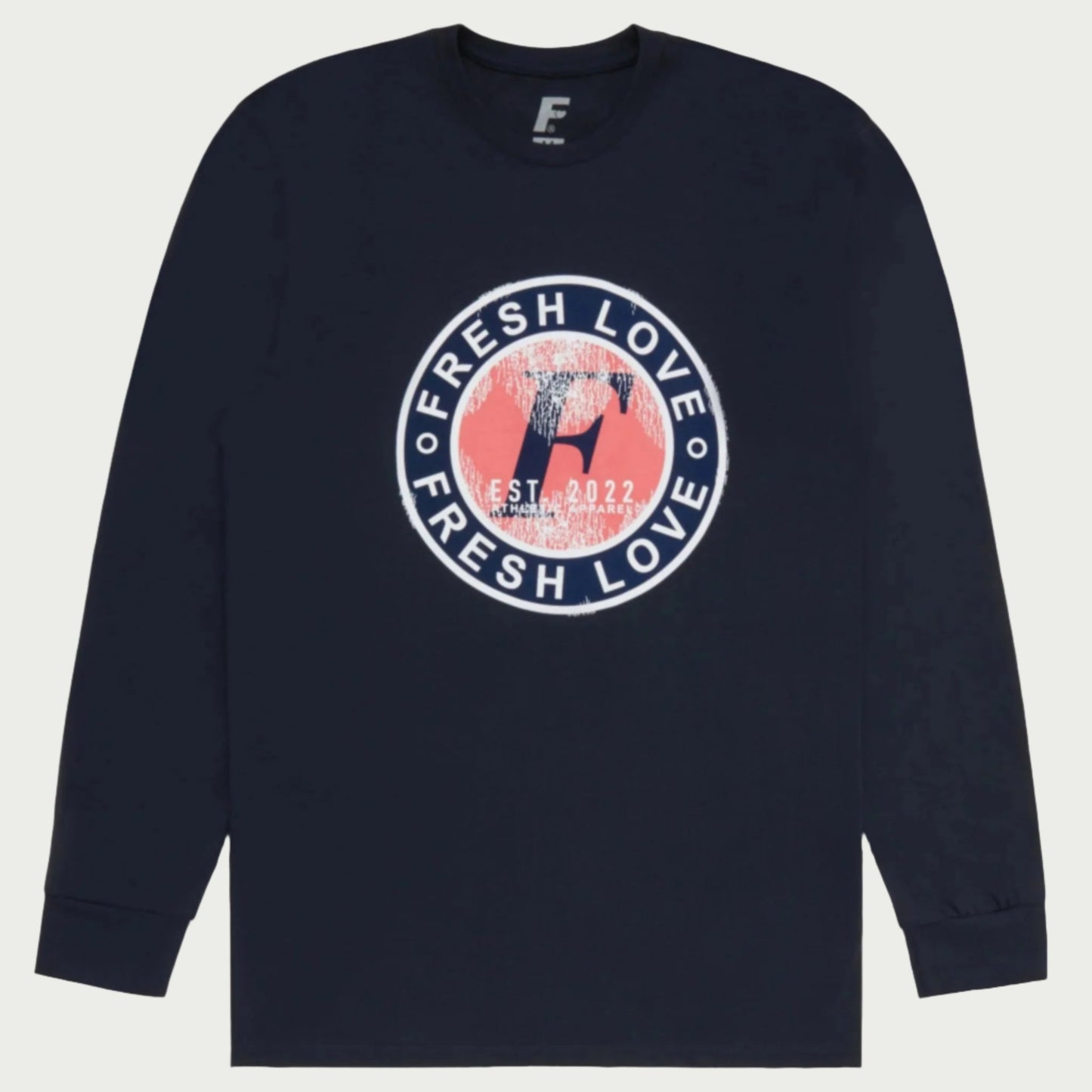 Fresh Love Essential Logo Long Sleeve - Navy