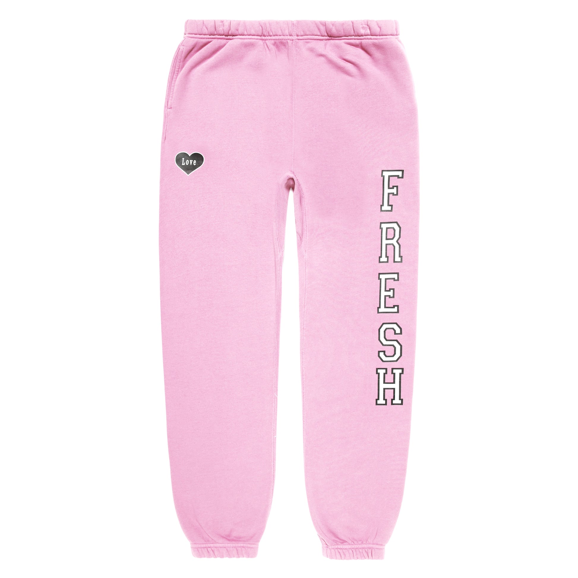 Fresh Love Varsity Sweats - Pink