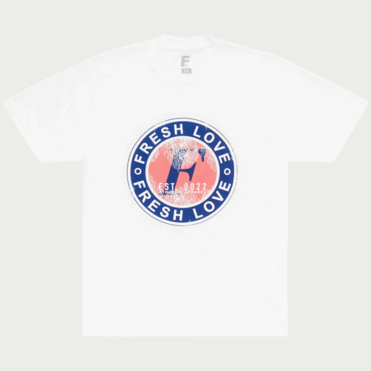 Fresh Love Essential Logo Tee - White